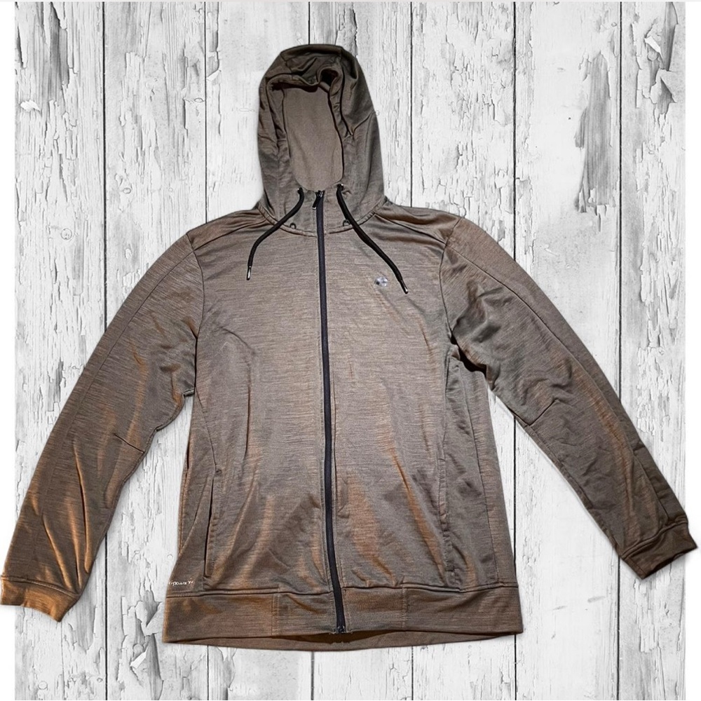 Russell Athletic Olive Green Hooded Jacket